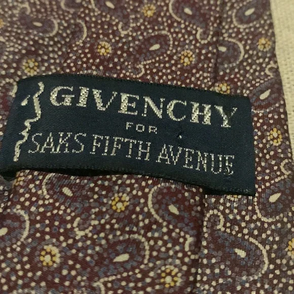 GIVENCHY for SFA Men’s Burgundy Multi Tie